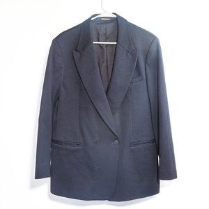 EMPORIO ARMANI ROBERT LINE black double breasted blazer in EUC!